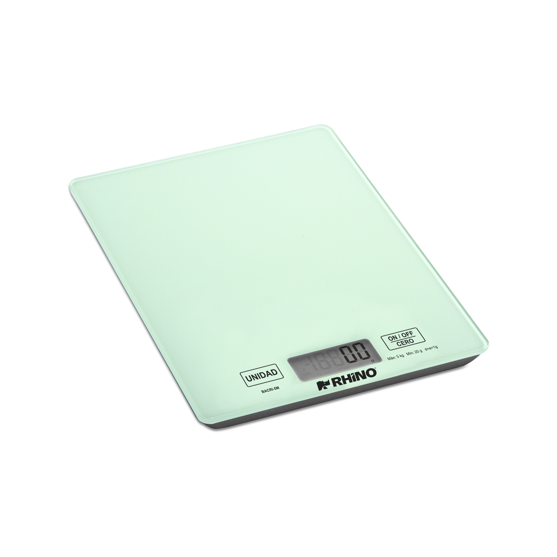 Báscula de Cocina 5 kg Rhino BACRI-5M