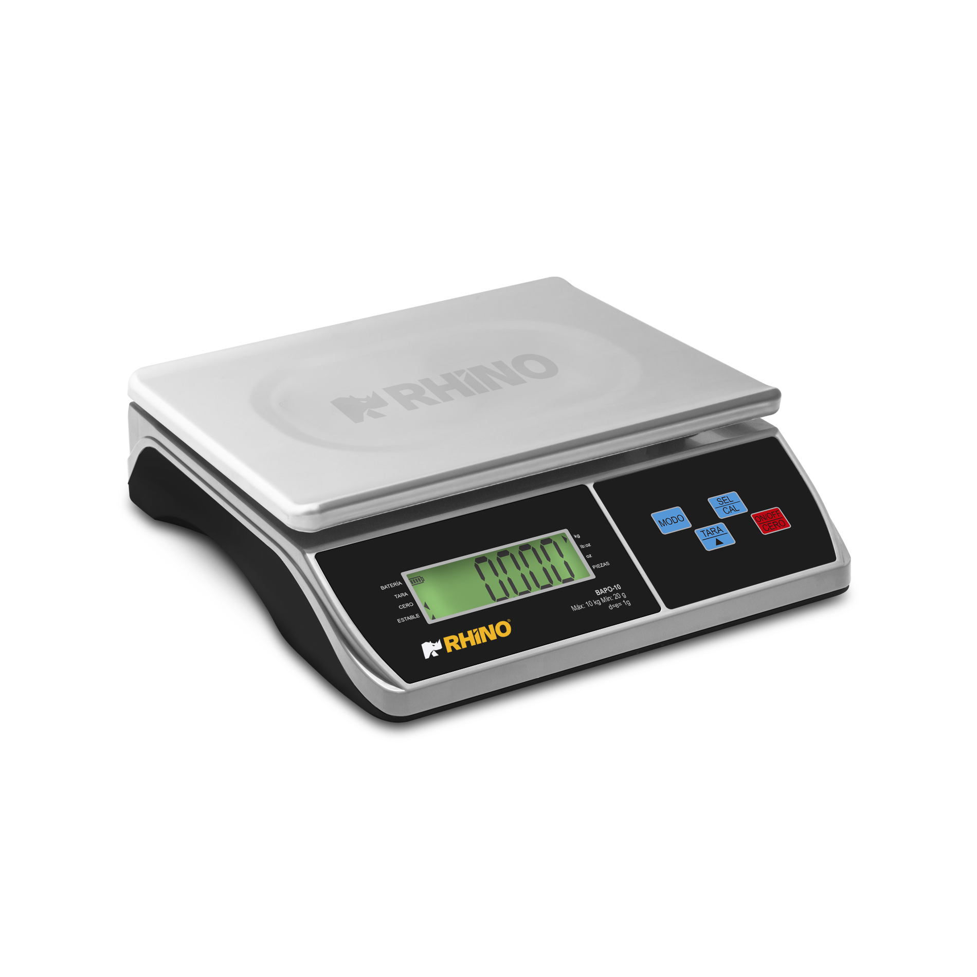 Báscula Electrónica Porcionadora 10 kg RHINO BAPO-10