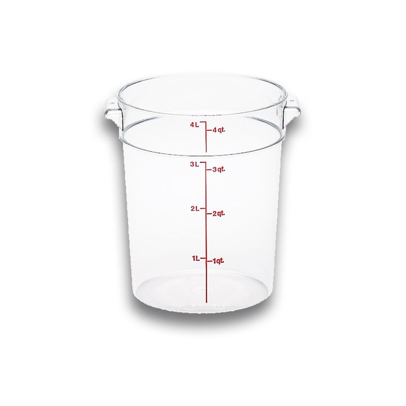 Recipiente Redondo de Policarbonato 4 qt REPORE-4 Caledonia