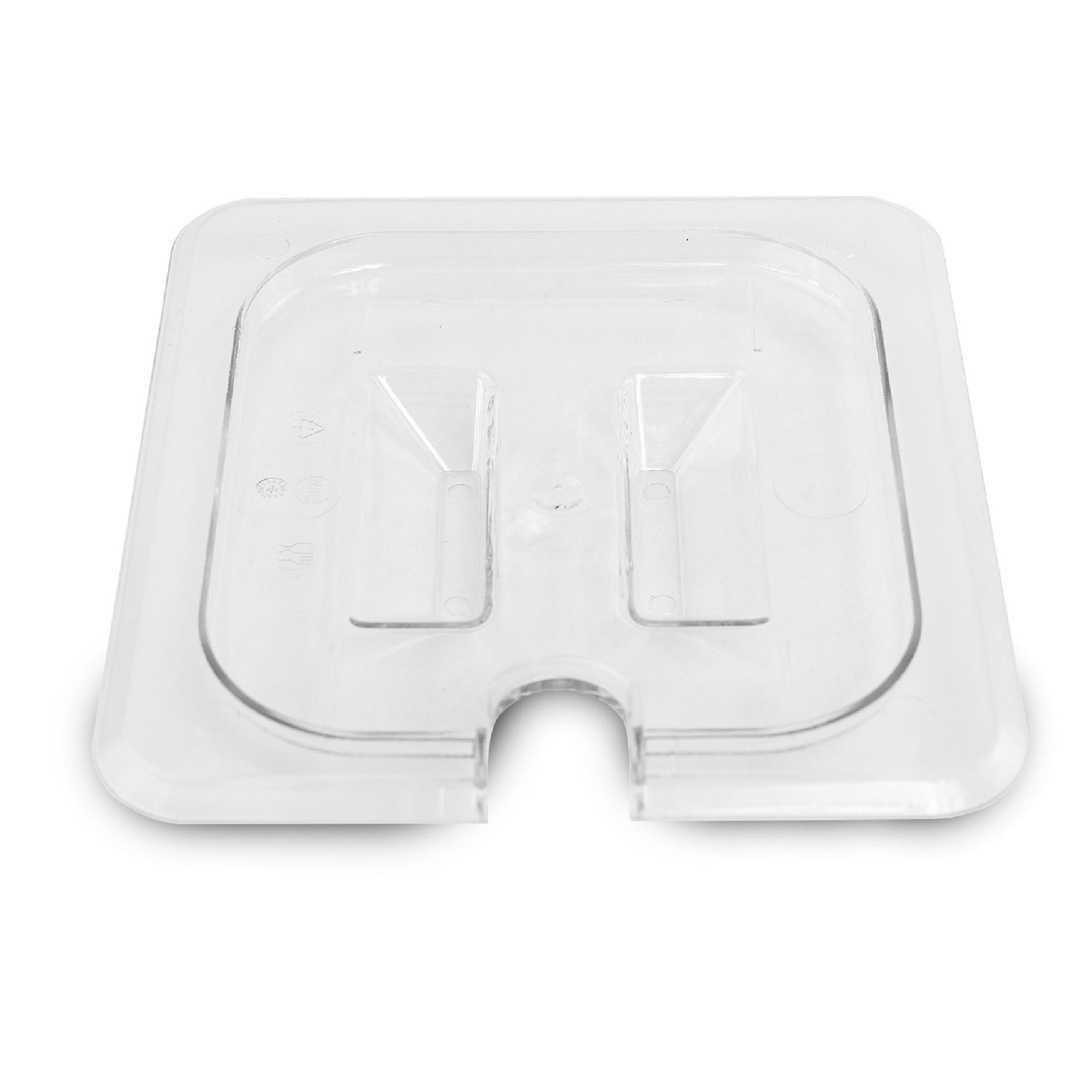 Tapa para Inserto Ranurado de Policarbonato, Tamaño Sexto - TASEPO-RA
