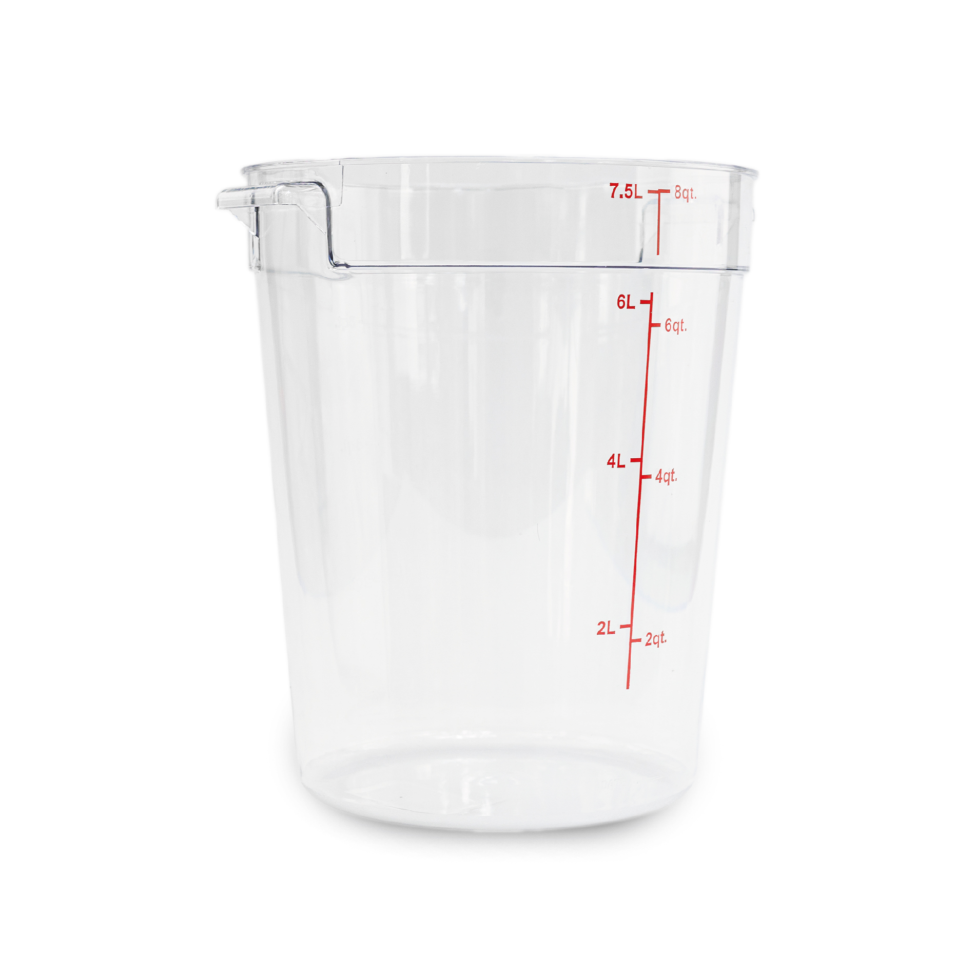 Recipiente Redondo de Policarbonato 8 qt REPORE-8 Caledonia