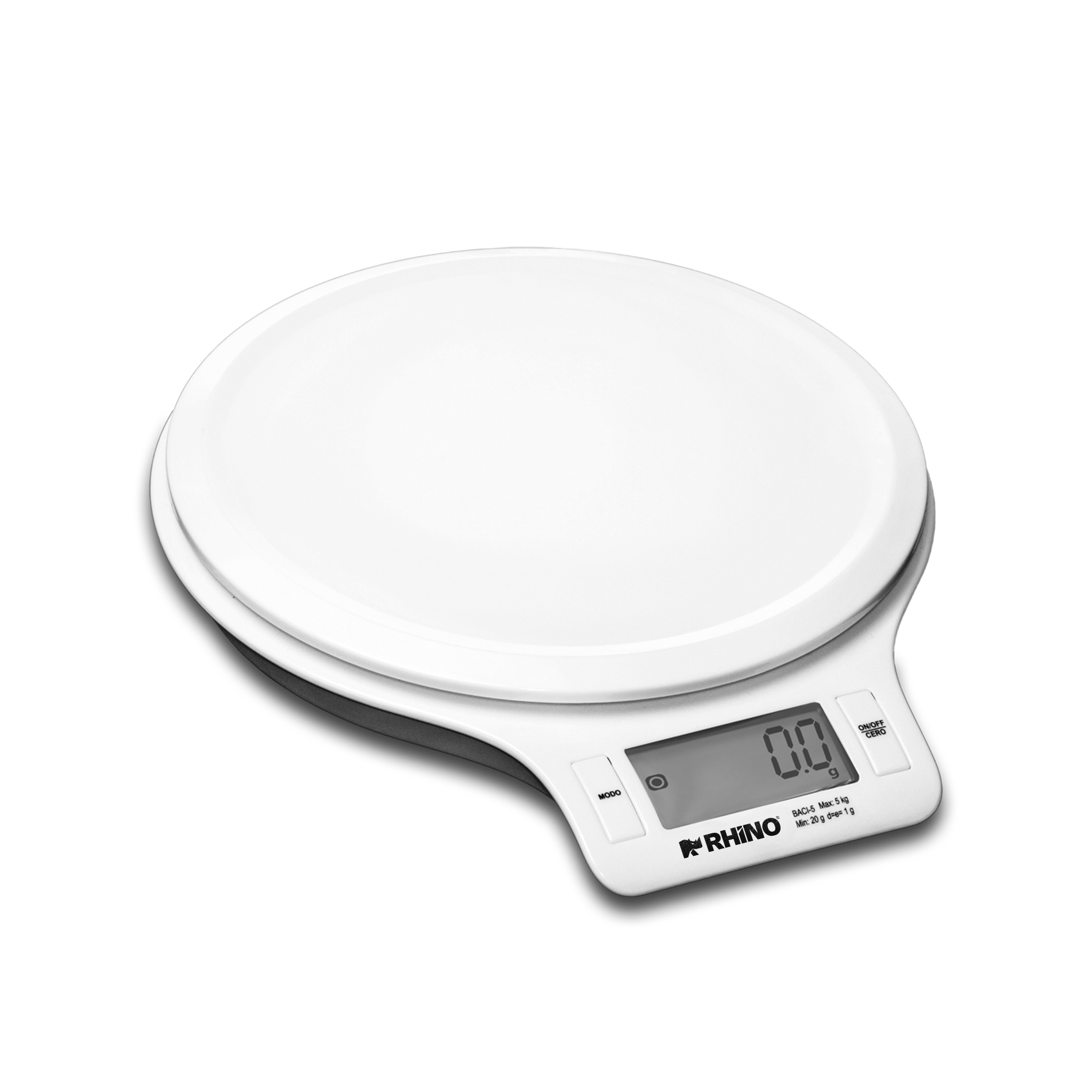 Báscula de Cocina 5 kg RHINO BACI-5