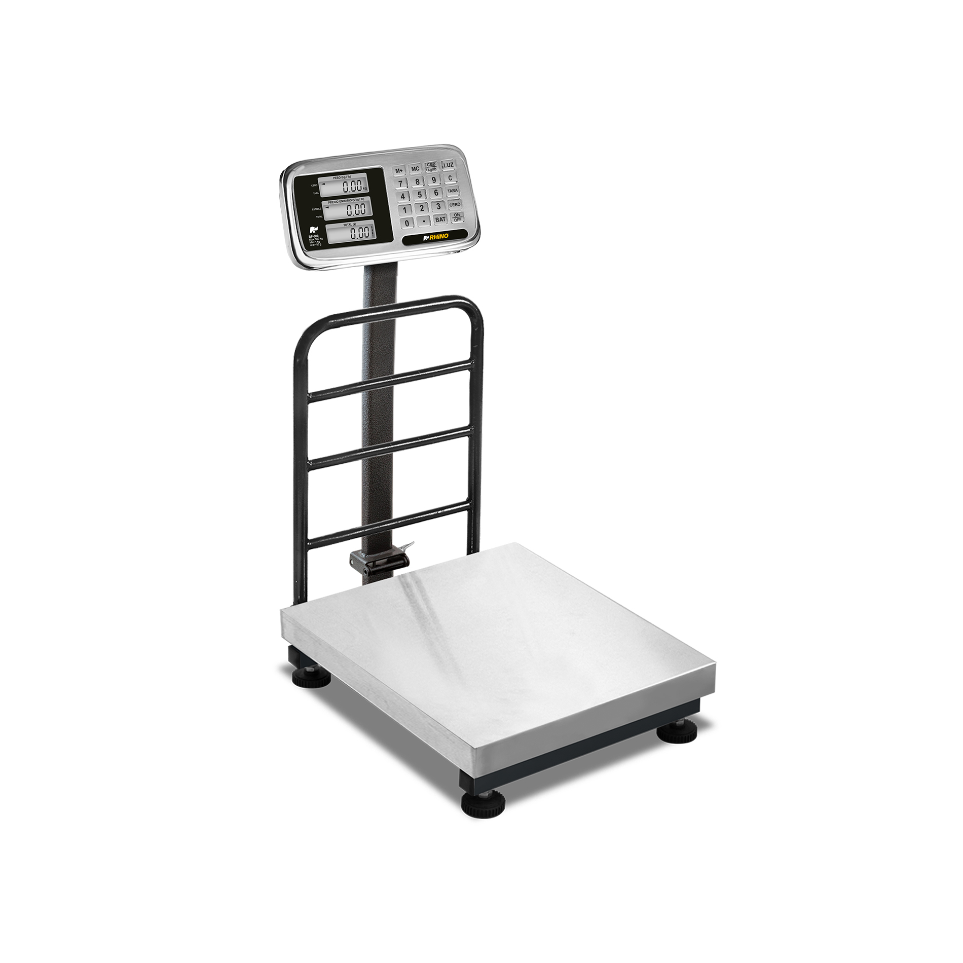 Báscula de Plataforma Plegable 500 kg RHINO BP-500
