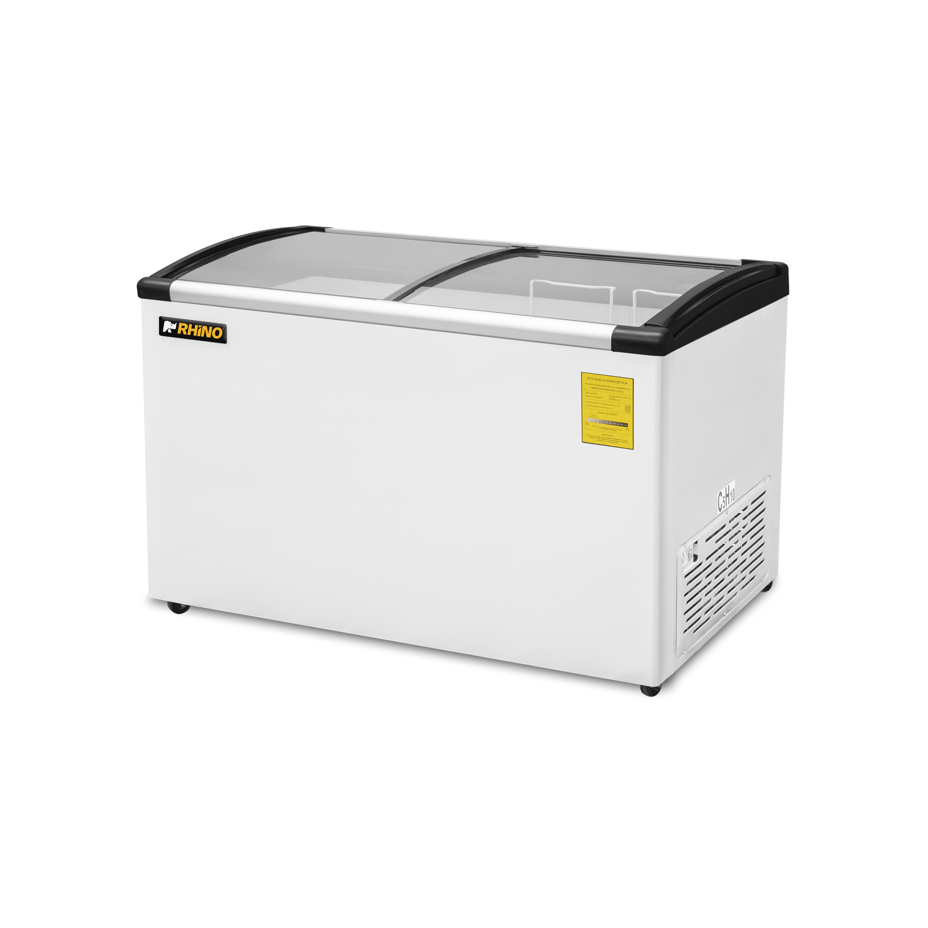 Congelador Tapa Cristal Curvo 10 Pies CONGECRI-10C Rhino
