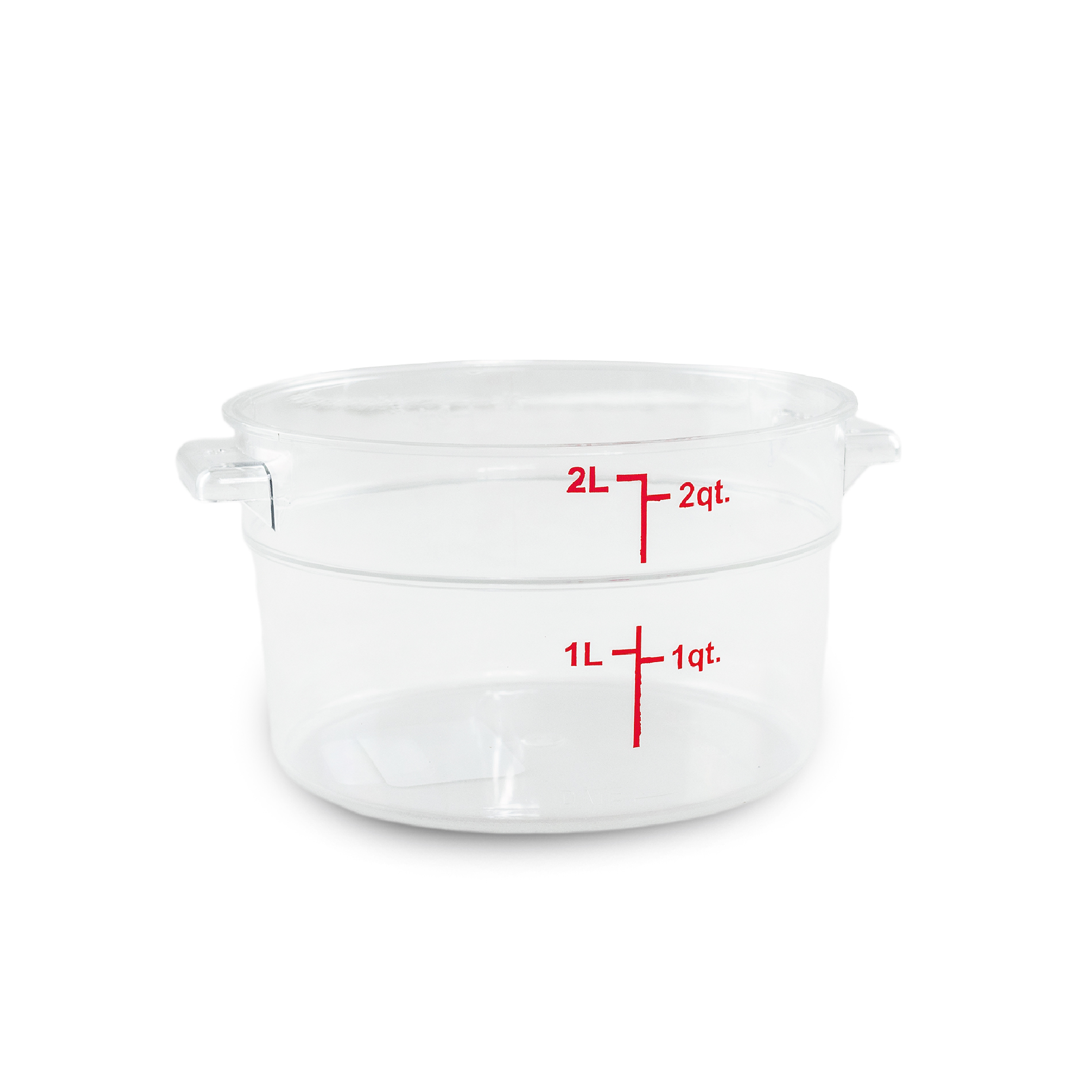 Recipiente Redondo de Policarbonato 2 qt REPORE-2 Caledonia