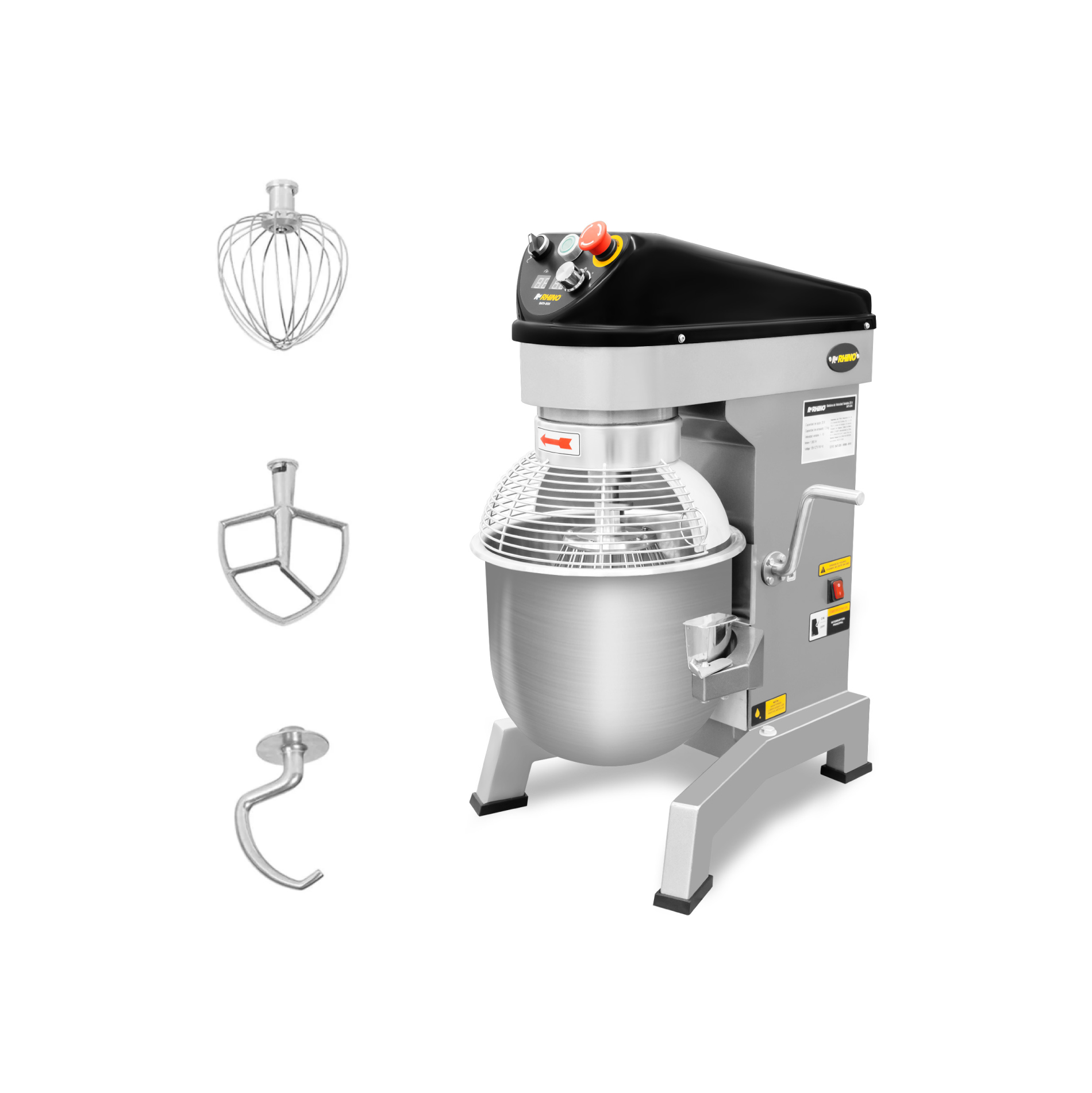 Batidora Planetaria de Velocidad Variable 20 L BATI-20X