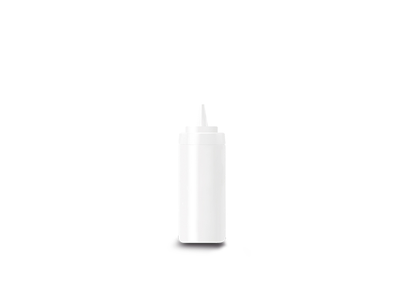 Recipiente Transparente para Aderezo 12 oz RECAD-12T