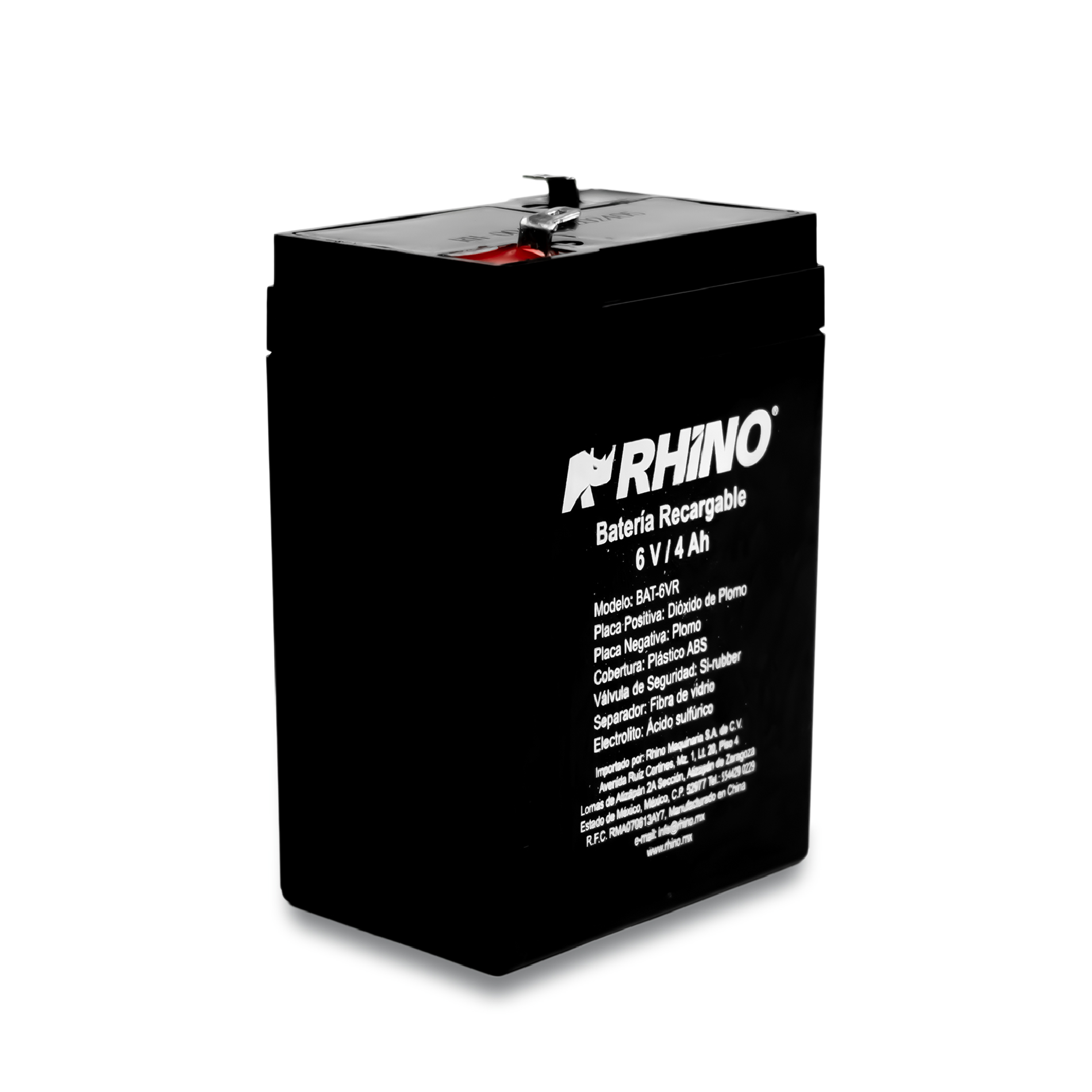 Batería Recargable 6V RHINO BAT-6VR