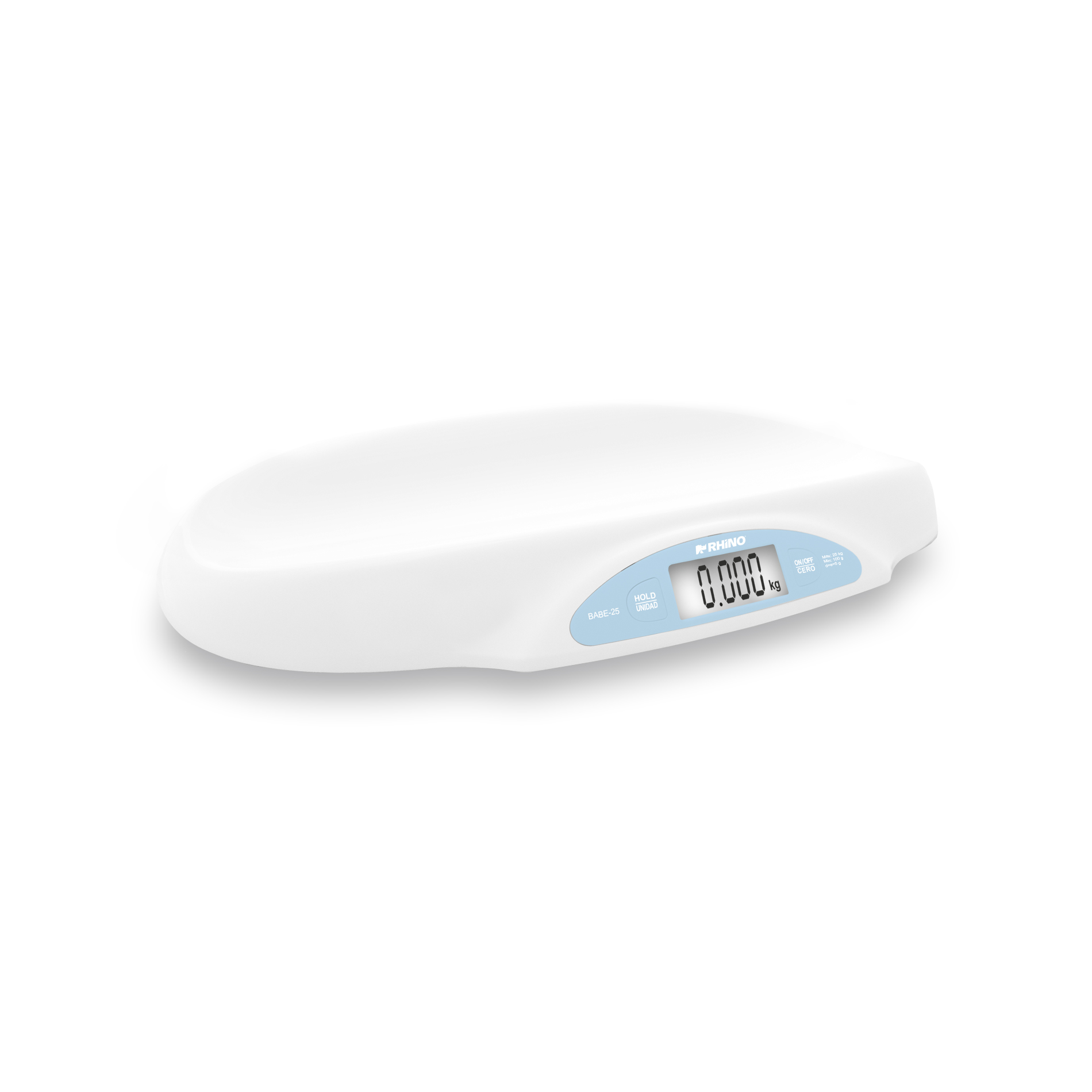 Báscula Electrónica para Bebés 25 kg RHINO BABE-25