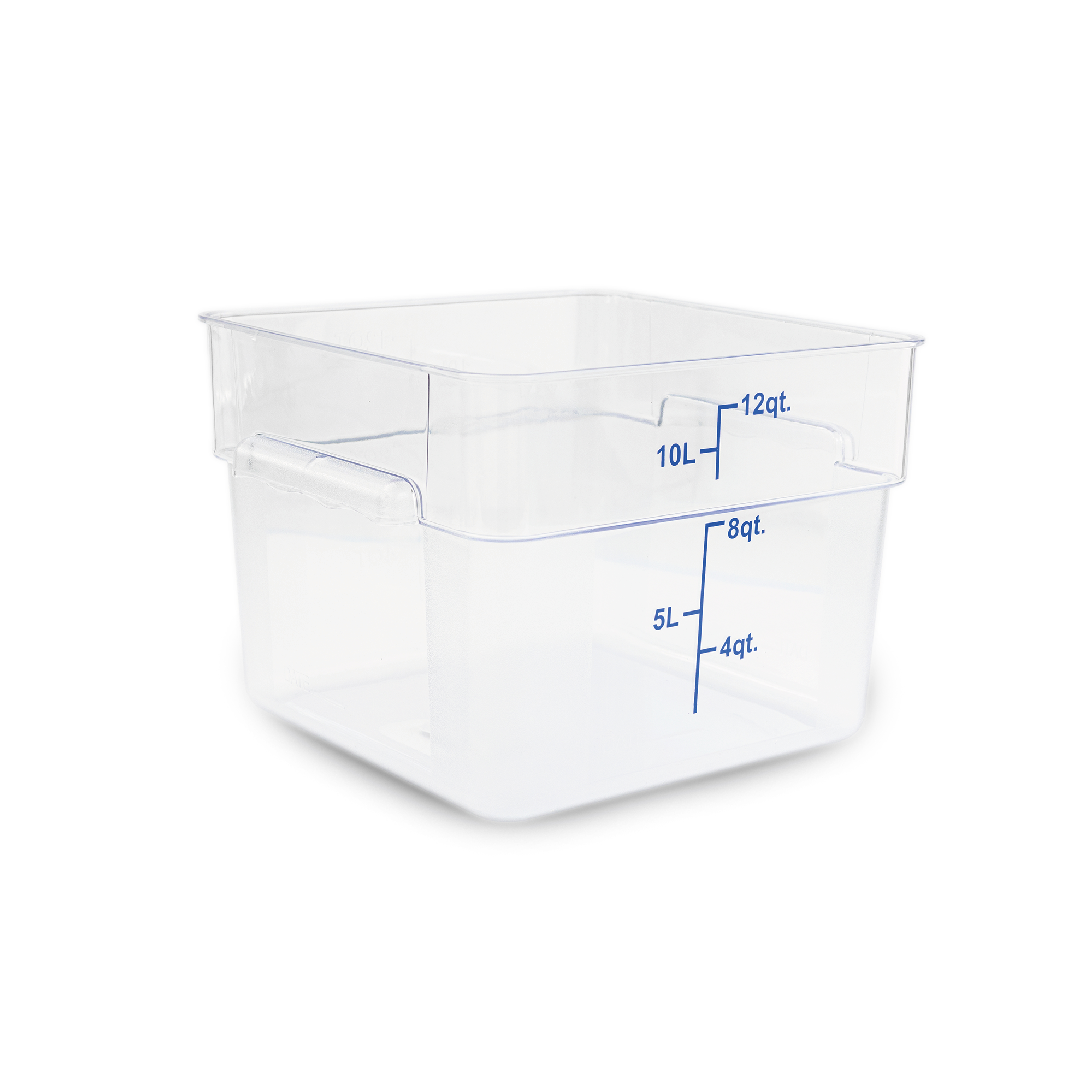 Recipiente Cuadrado de Policarbonato 12 qt REPOCU-12 Caledonia