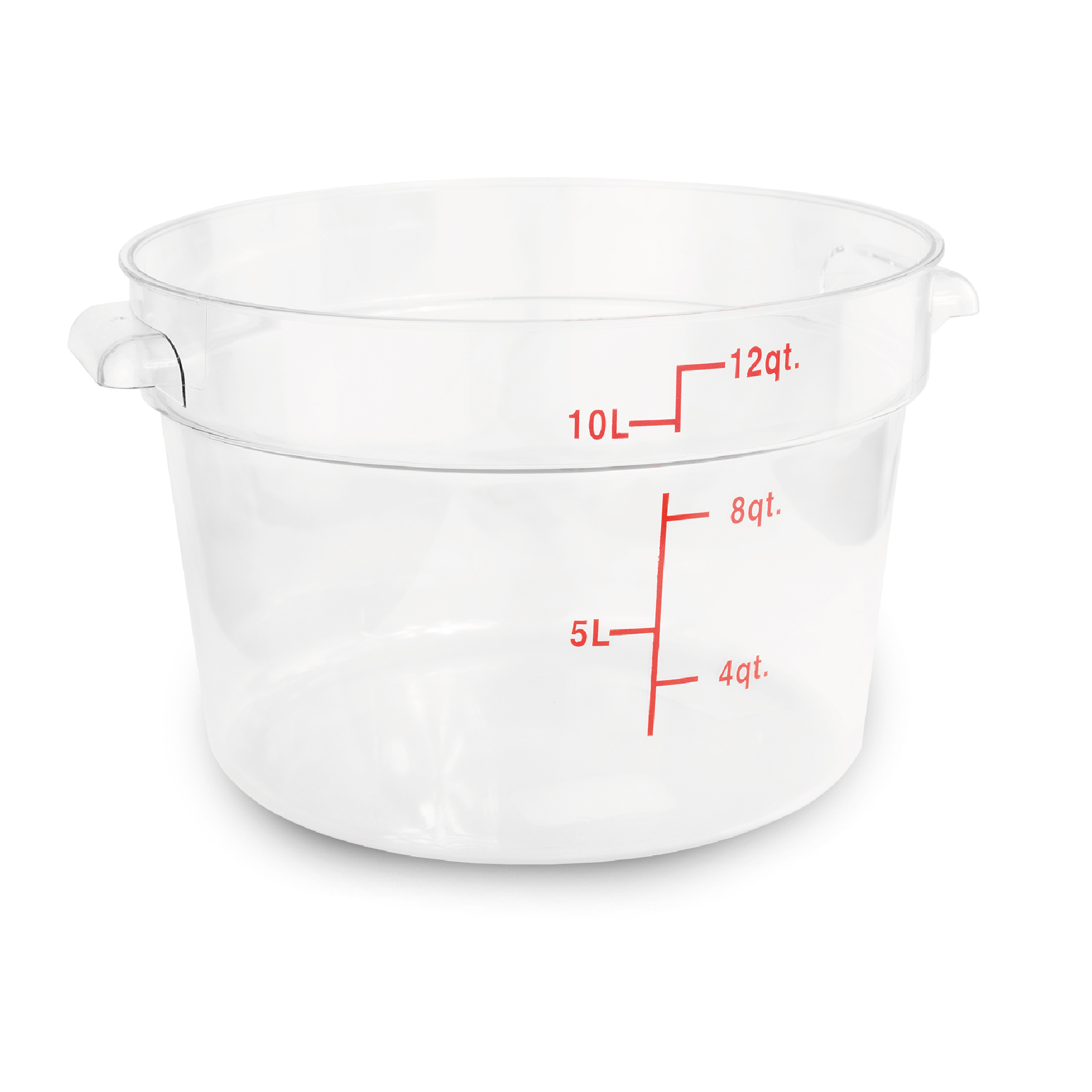 Recipiente Redondo de Policarbonato 12 qt REPORE-12 Caledonia