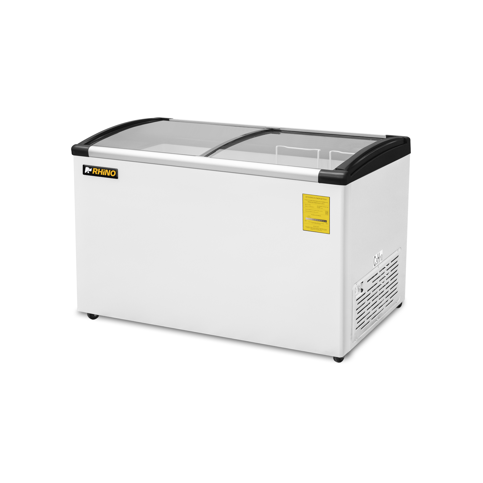 Congelador Tapa Cristal Curvo 7 Pies CONGECRI-7C Rhino