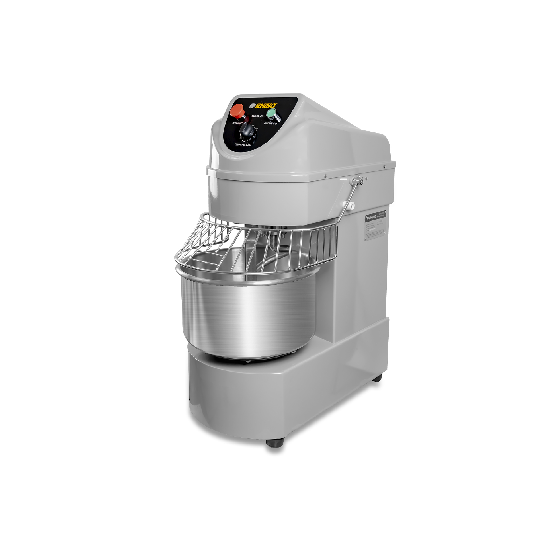 Amasadora comercial 20 lt Rhino AMASA-20