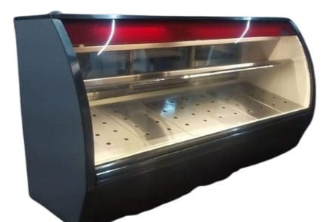 Vitrina carnicera de 2.5 mts con cristal DUO